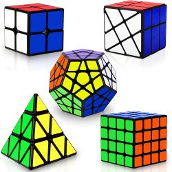 Set of Speed Cubes x 5 Units - Rubik Cube Set